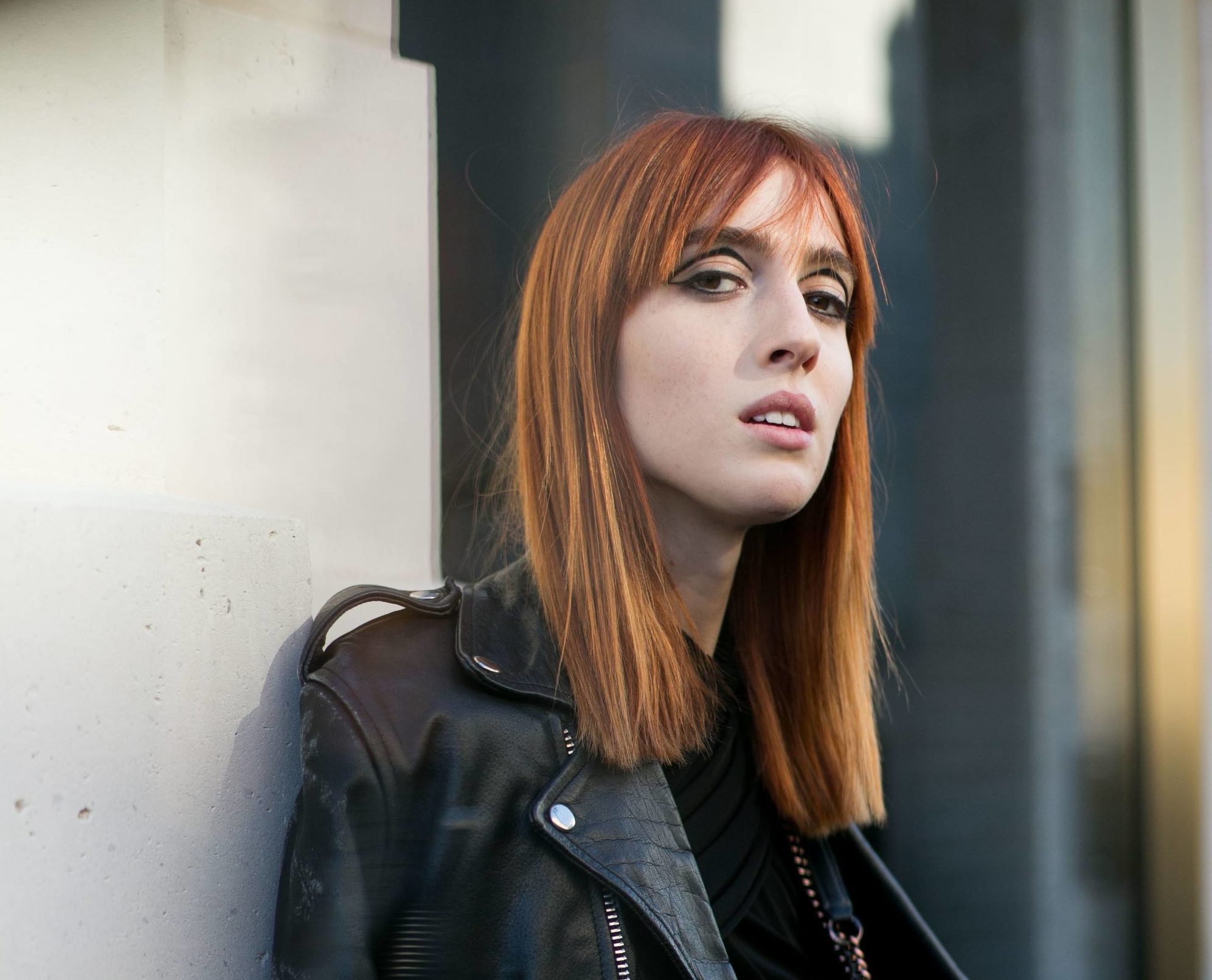hair colour quiz red ginger straight hair with fringe