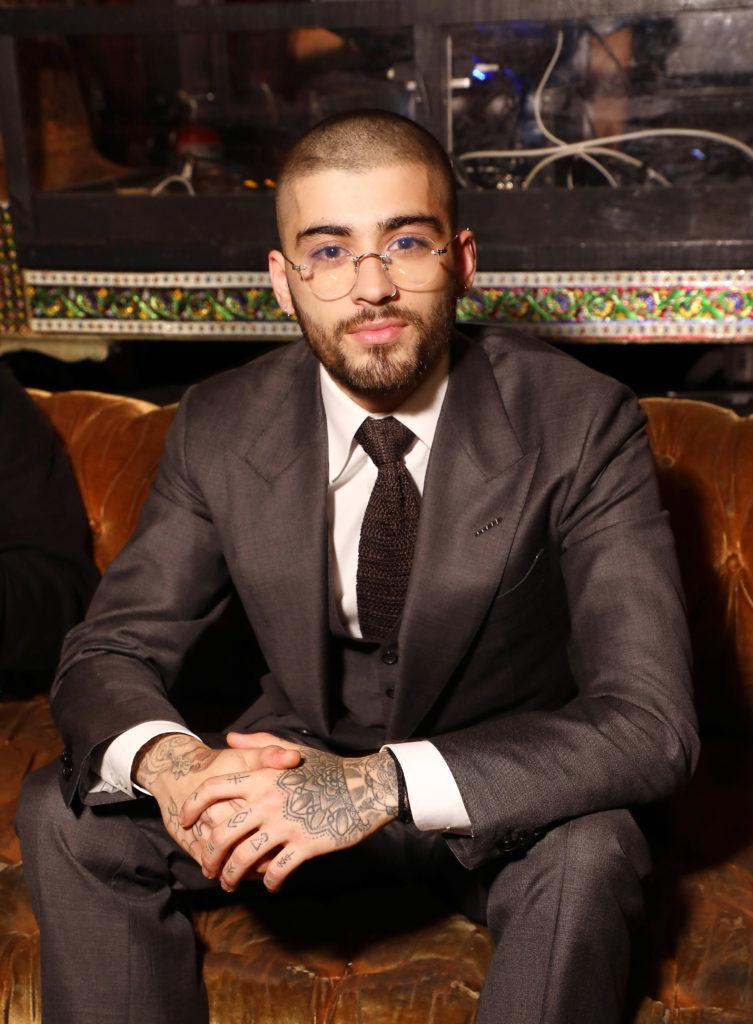 Zayn Malik with short buzzcut hairstyle