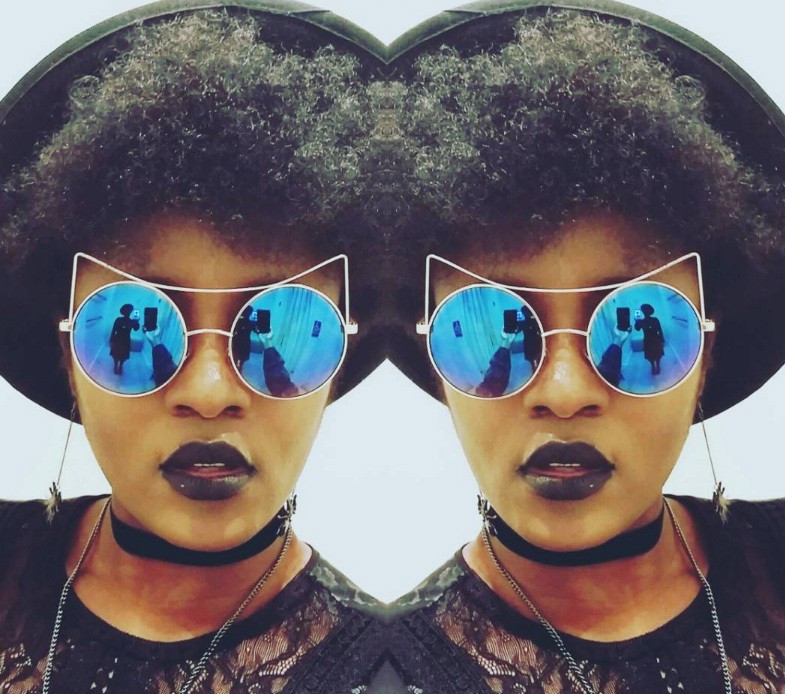 emo haircuts for short hair: teenie weenie afro as demonstrated by this instagram blogger