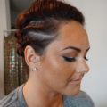 punk hairstyles for short hair braided updo