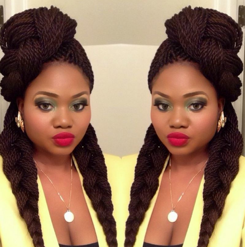 Senegalese twist hairstyles for black women look great with braids