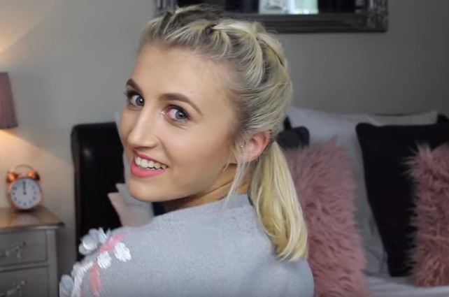 Influencer Maddie Bruce with double Dutch braids