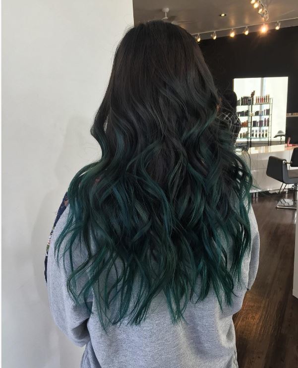 Marble hair - green marble hair - Instagram