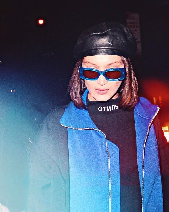 Bella Hadid - Sleek hair - Instagram
