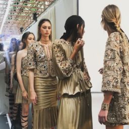Chanel Cruise hair Paris - Backstage - Instagram @chanelofficial