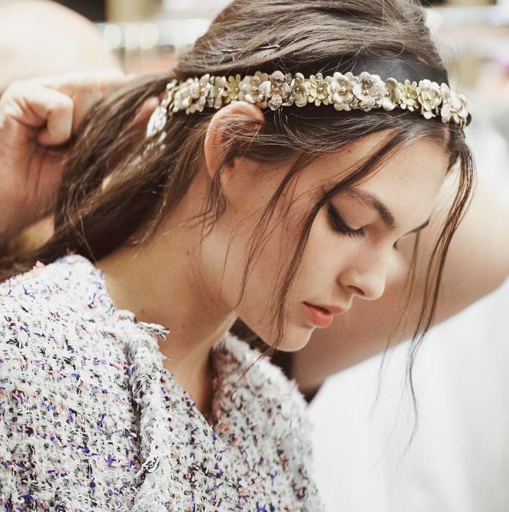 Chanel Cruise hair - Paris - hairstyle - Instagram @chanelofficial