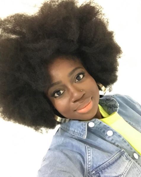 afropunk festival hair: Clara Amfo's big afro