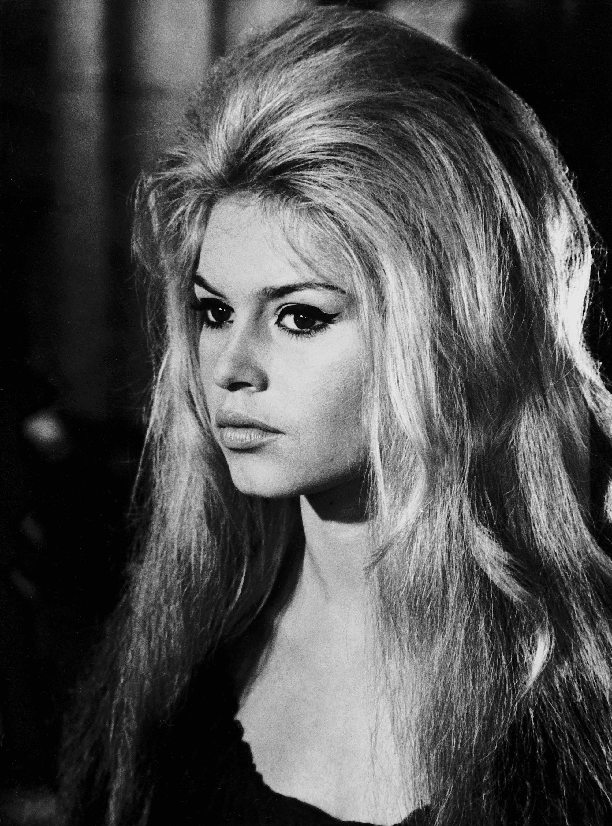 brigitte bardot with sky high backcombed hair