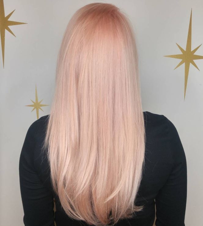 Pastel hair colours - Longhair with pink cotton candy hue