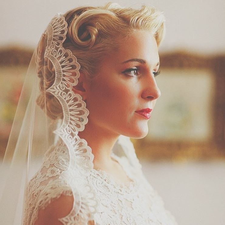 Vintage wedding hairstyles -
