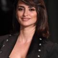 actress penelope cruz with shoulder length hair and flicky side bangs