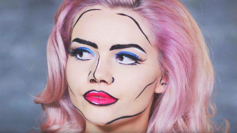 Superdrug Loves cartoon kid Halloween hair tutorial final look