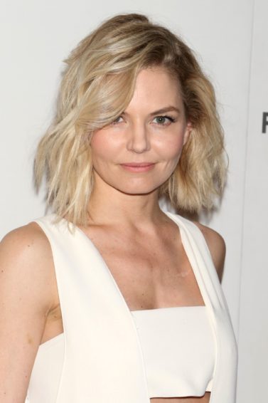 once upon a time and house actress jennifer morrison with a blonde wavy lob