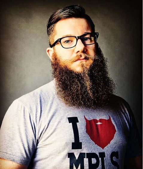 Jamin O Malley: Man with large beard wearing glasses