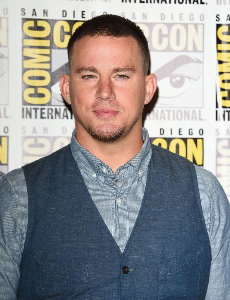 Channing Tatum with short cut tapered haircut.