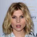 Clémence Poésy with a blonde French bob on red carpet