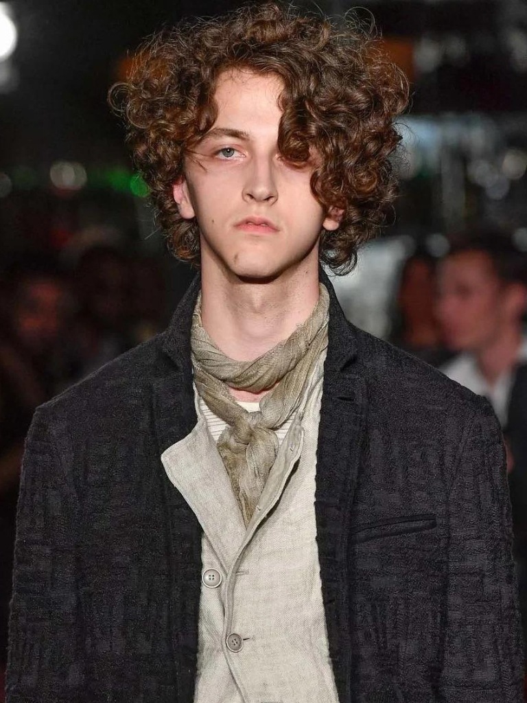 Permed hair: All Things Hair - IMAGE - man with medium brown curly hair