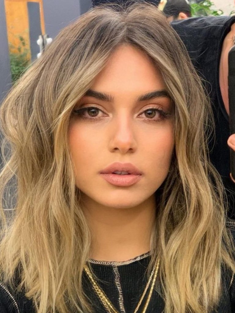 balyage long bob
