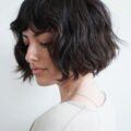 Woman with a tousled french bob