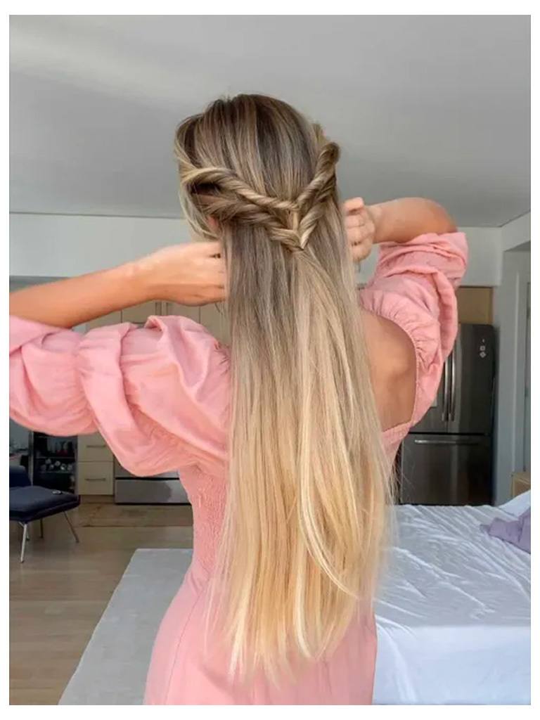 15 Easy Open Hairstyles Suited for Long Hair - K4 Fashion