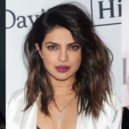 Celebrities with shoulder length layered hair