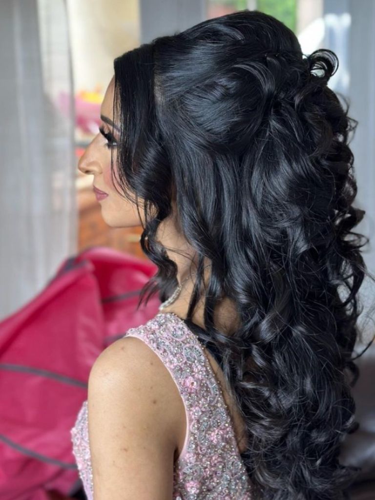 Long curls mermaid waves
