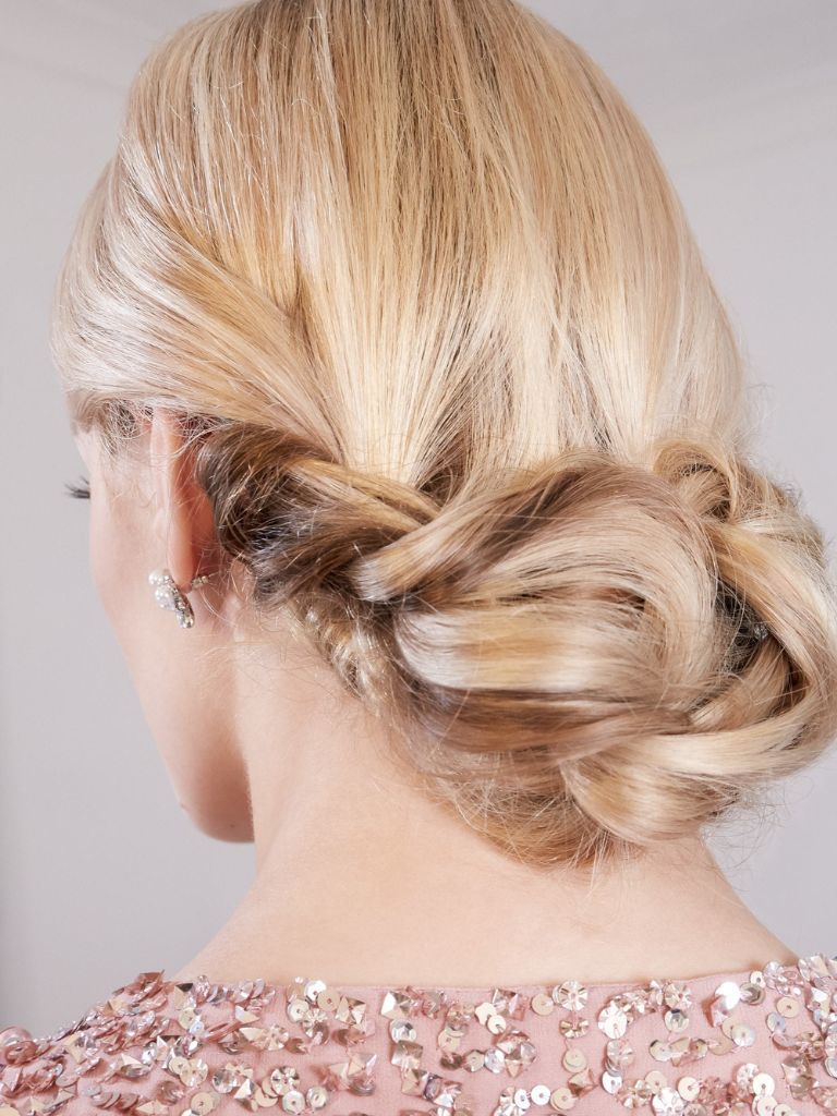 braided chignon