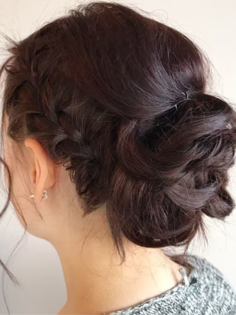 Ultra-dark mahogany hair