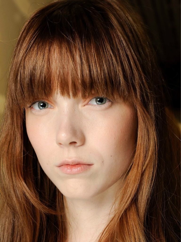 fringe hair - with heavy fringe
