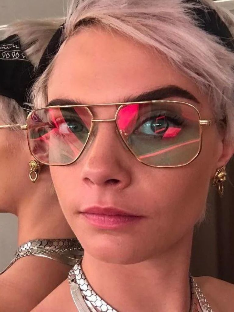 Cara Delevingne with short pixie