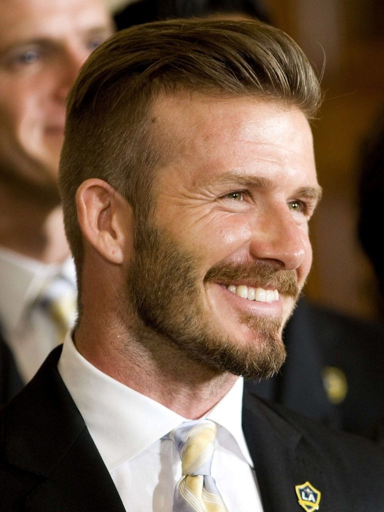 David Beckham undercut hair
