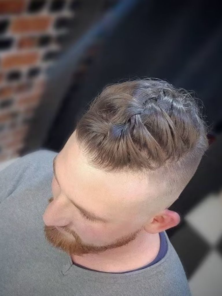 Man braid and undercut