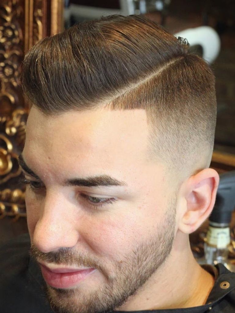 Side part undercut