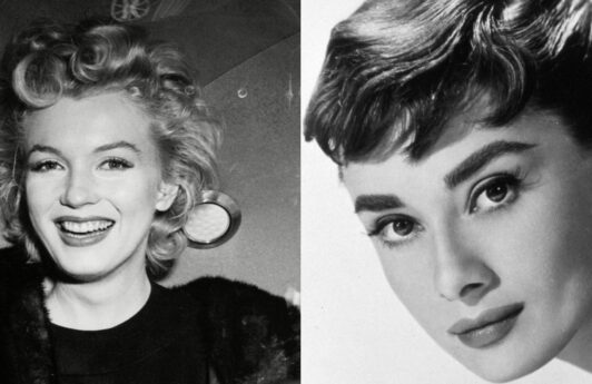 Marilyn Monroe and Audrey Hepburn 1950s