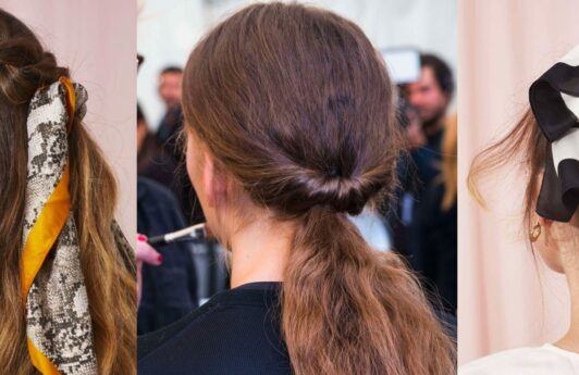 collage of long hairstyles