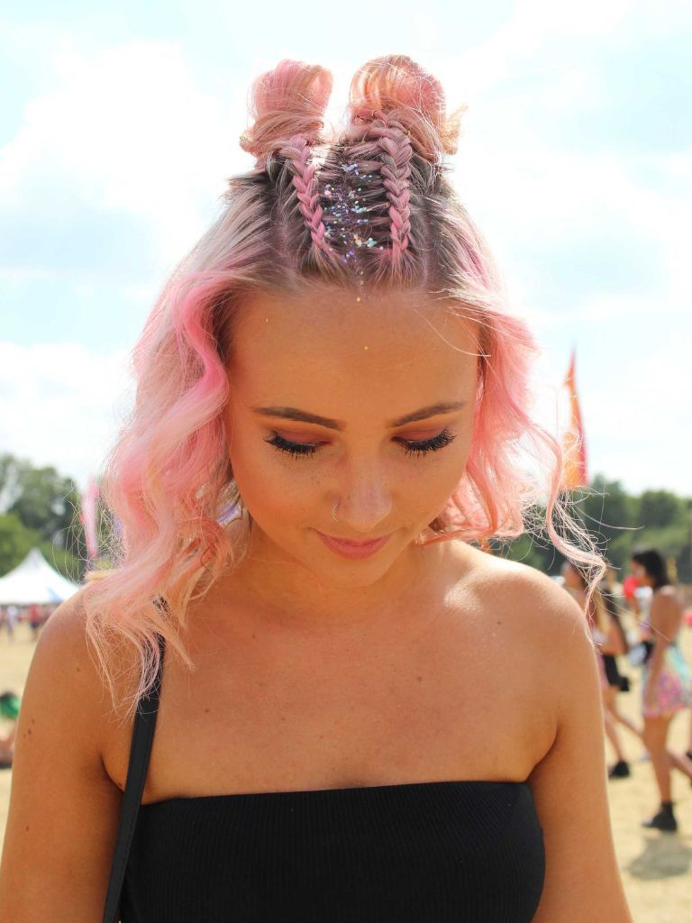 party har plaited buns