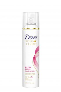 dove style care extra hold hairspray