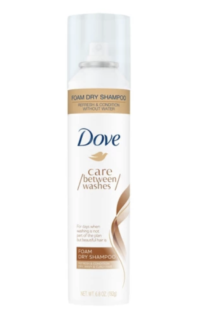 DOVE BETWEEN WASHES FOAM DRY SHAMPOO