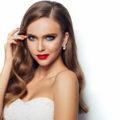 peinados de novia pelo suelto ondas Hollywood