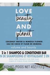 Love, Beauty and Planet 2in1 Coconut Water & Mimosa Flower Shampoo and Conditioner Bar