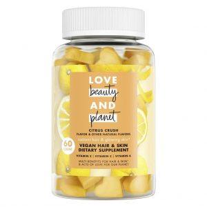 Love, Beauty and Planet Citrus Crush Vegan Hair & Skin Dietary Supplement