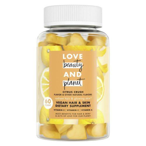 Love, Beauty and Planet Citrus Crush Vegan Hair & Skin Dietary Supplement