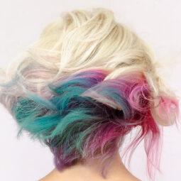 Coloured hair