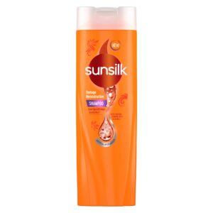 Bottle of Sunsilk Damage Reconstruction Shampoo
