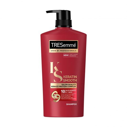 Bouteille de shampooing TRESemme Keratin Smooth KERA10