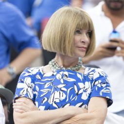Anna Wintour's blunt bob hairstyle