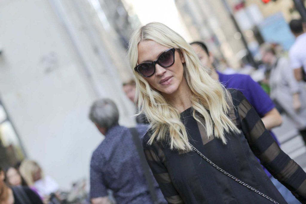 Girl looks stunning with her windswept waves