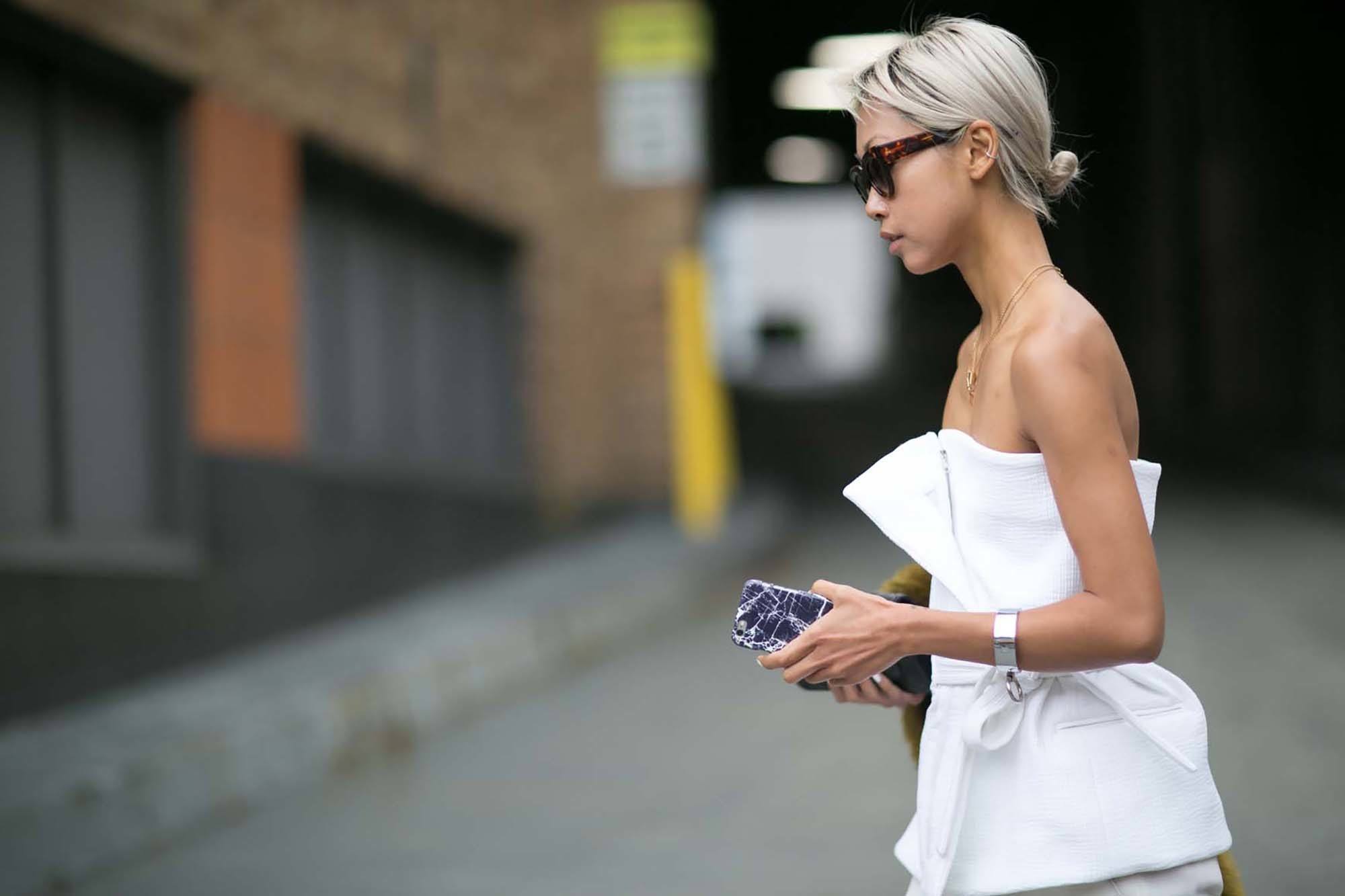silver blonde hair color for morena girls
