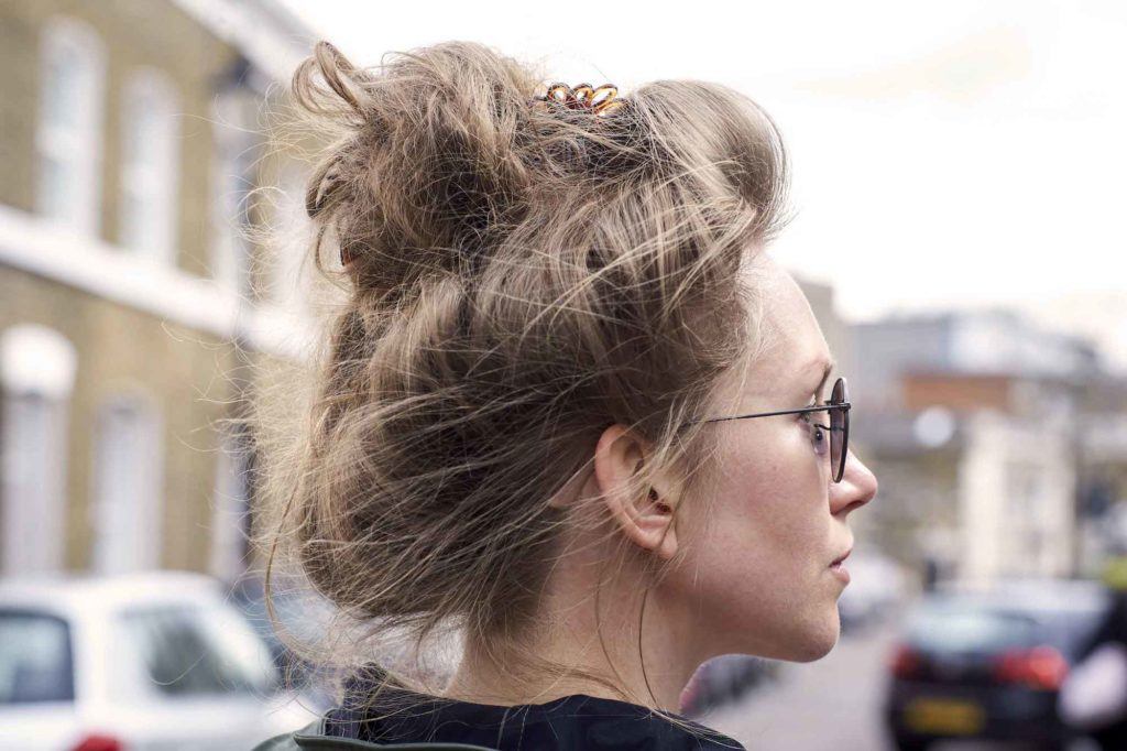 messy updo hairstyles for square faces