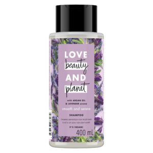 Bottle of Love Beauty and Planet Purple Shampoo